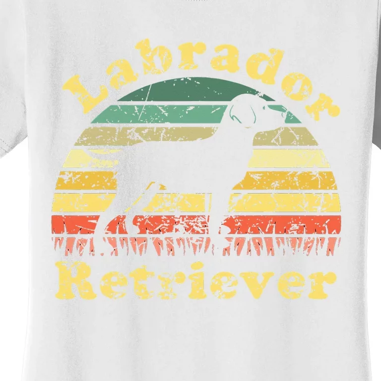 Labrador Retriever Sunset Vintage - Labrador Retriever Women's T-Shirt