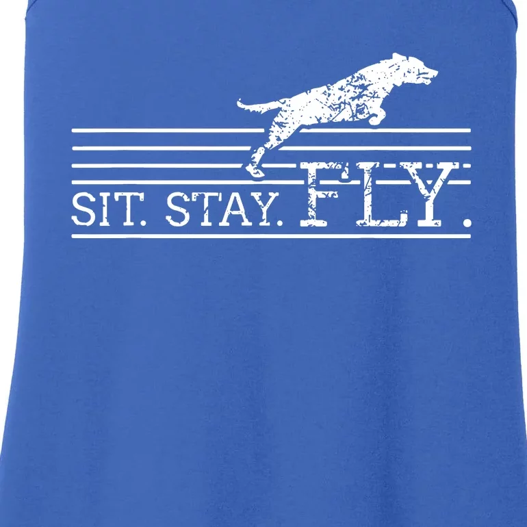 Labrador Retriever Sit Stay Fly Dock Diving Dog Breeder Ladies Essential Tank