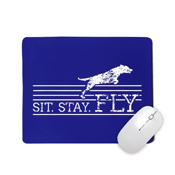 Labrador Retriever Sit Stay Fly Dock Diving Dog Breeder Mousepad