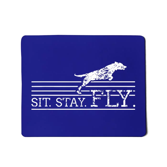 Labrador Retriever Sit Stay Fly Dock Diving Dog Breeder Mousepad