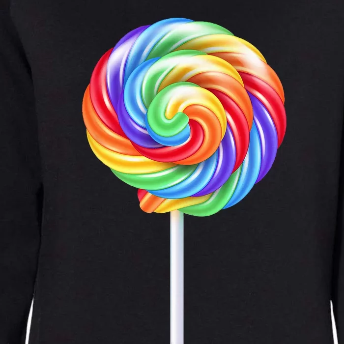 Lollipop Rainbow Sucker Candy Costume Halloween Womens California Wash Sweatshirt