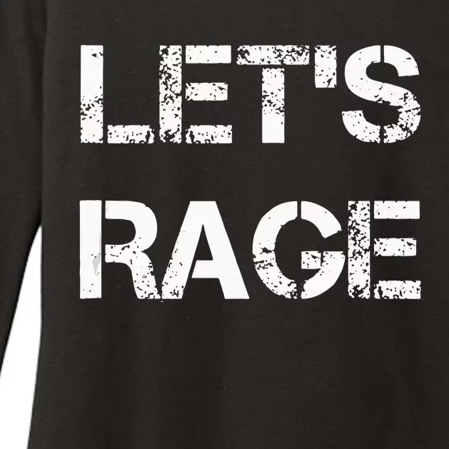 Lets Rage Smash Teraphy Rage Room Rave Party Womens CVC Long Sleeve Shirt