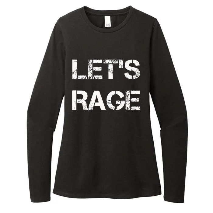 Lets Rage Smash Teraphy Rage Room Rave Party Womens CVC Long Sleeve Shirt