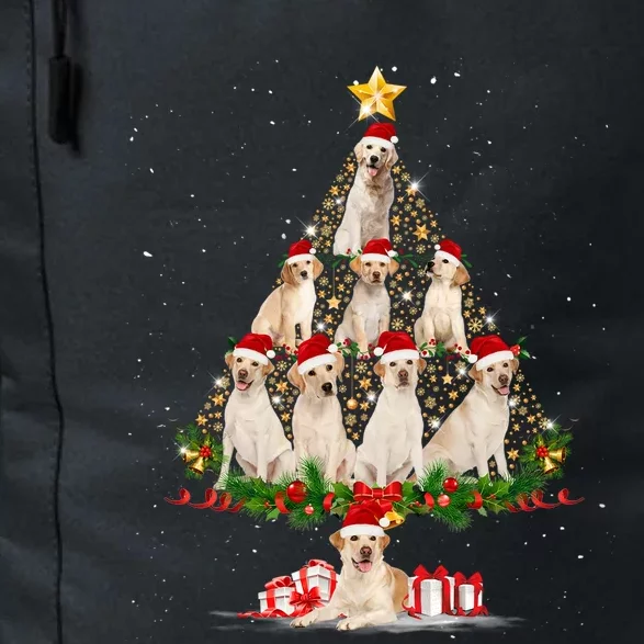 Labrador Retriever Santa Christmas Tree Bell In Snow Pajamas Great Gift Daily Commute Backpack