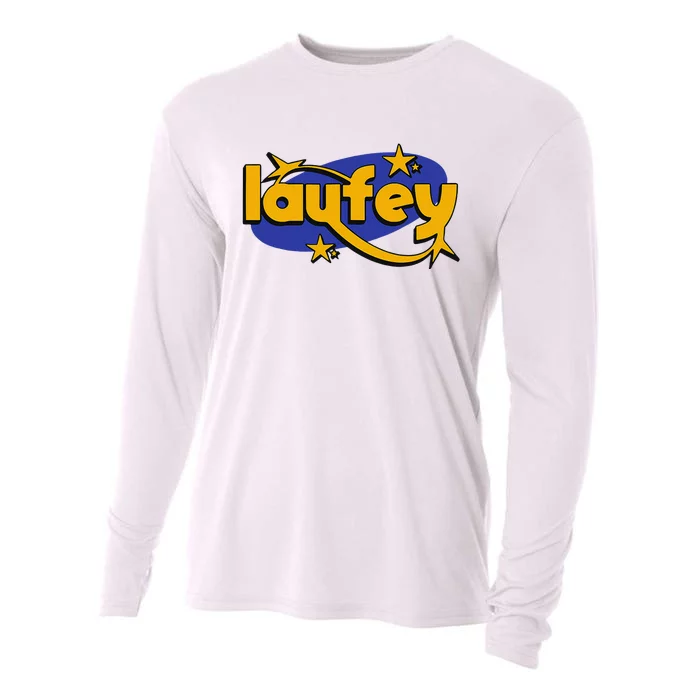 Laufey Retro Star Design Cooling Performance Long Sleeve Crew