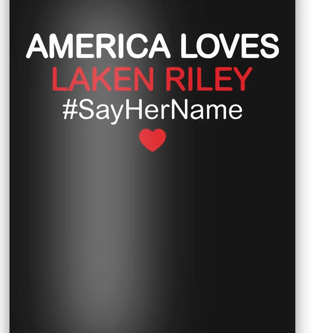 Laken Riley Say Her Name Poster