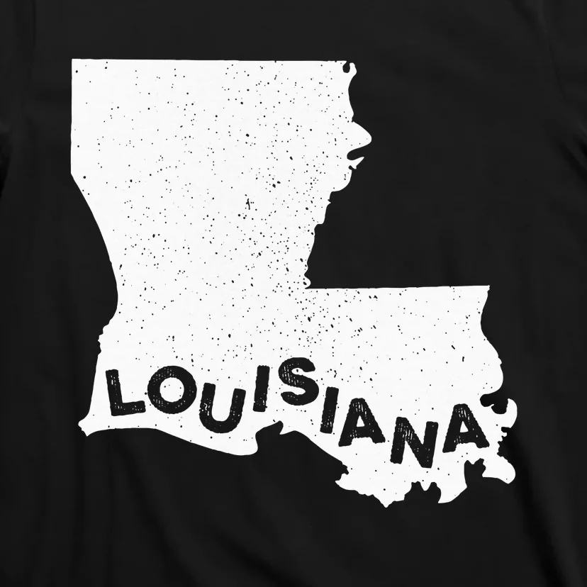 Louisiana Roots State Map Home Love Pride Gift T-Shirt