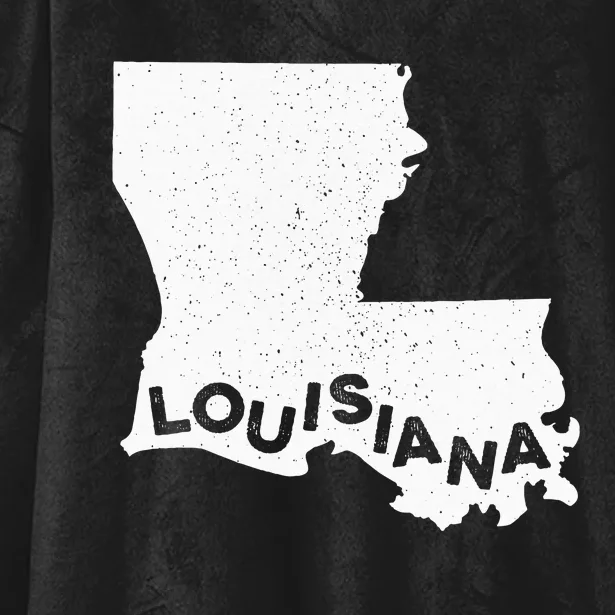 Louisiana Roots State Map Home Love Pride Gift Hooded Wearable Blanket