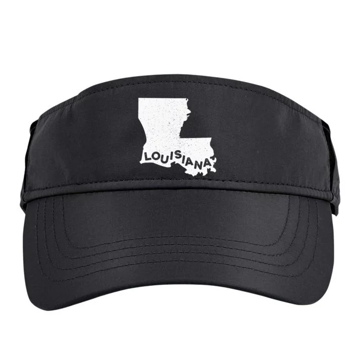 Louisiana Roots State Map Home Love Pride Gift Adult Drive Performance Visor