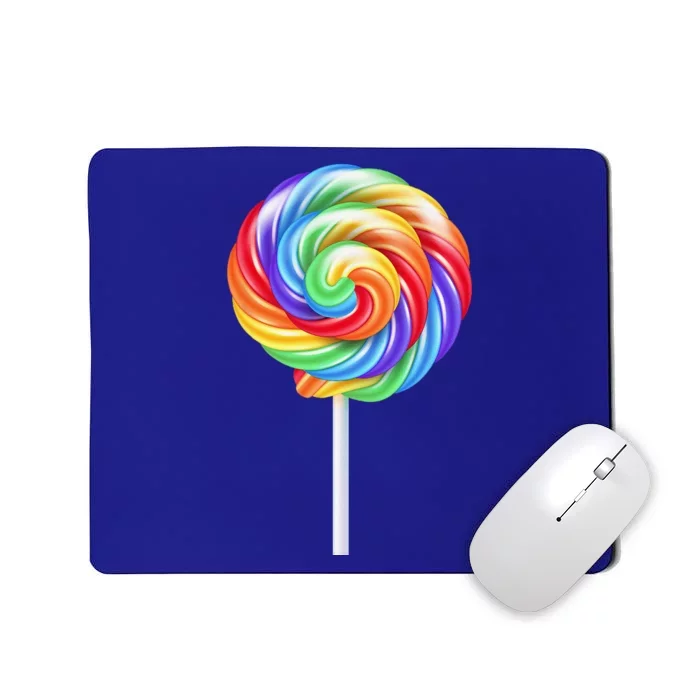 Lollipop Rainbow Sucker Candy Costume Halloween Mousepad