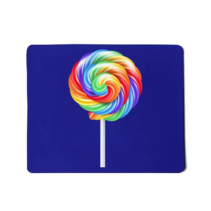 Lollipop Rainbow Sucker Candy Costume Halloween Mousepad