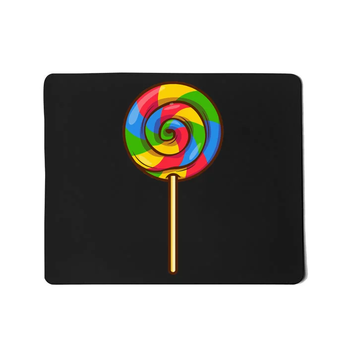 Lollipop Rainbow Sucker Candy Halloween Costume Lazy Gift Mousepad