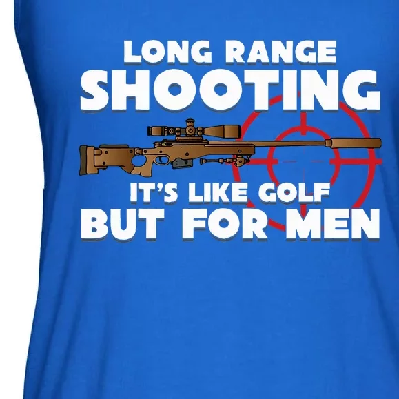 Long Range Shooting ItS Like Golf But Ladies Essential Flowy Tank