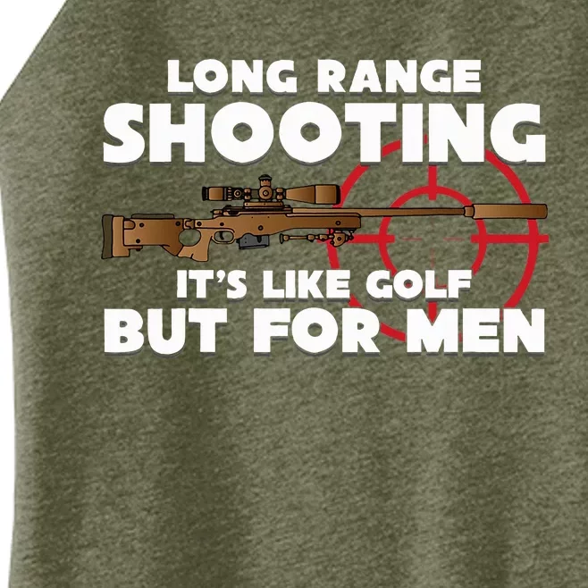 Long Range Shooting ItS Like Golf But Women’s Perfect Tri Rocker Tank