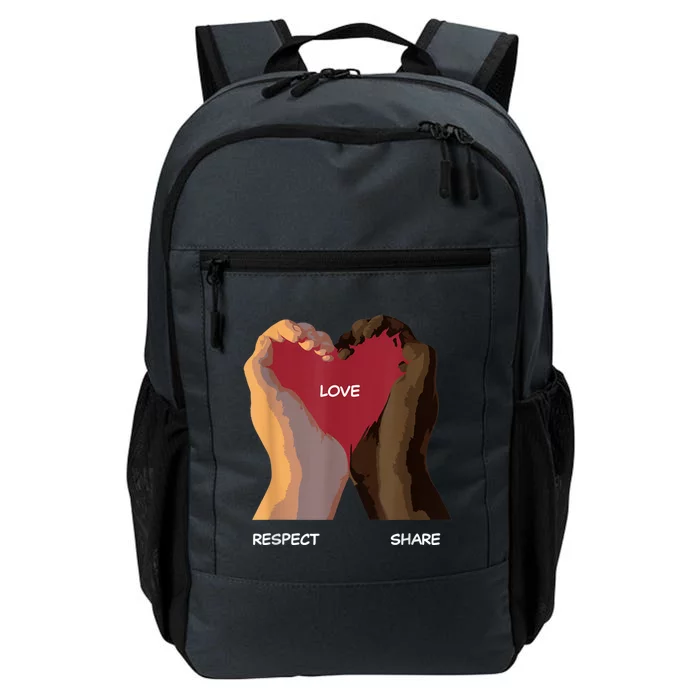 Love Respect Share Daily Commute Backpack