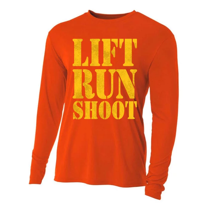 Lift Run Shoot Military Police Operator Fitness Gym Day Gift Cooling Performance Long Sleeve Crew