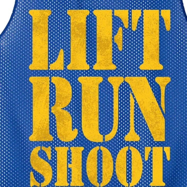 Lift Run Shoot Military Police Operator Fitness Gym Day Gift Mesh Reversible Basketball Jersey Tank