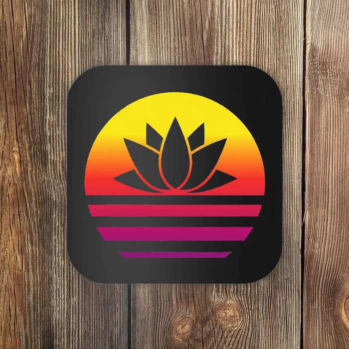 Lotus Retro Style Vintage Coaster