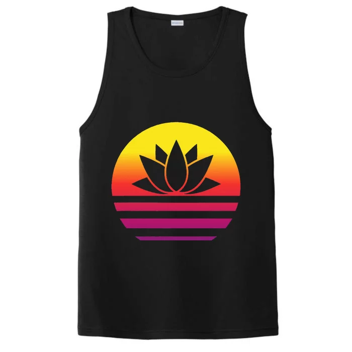 Lotus Retro Style Vintage Performance Tank