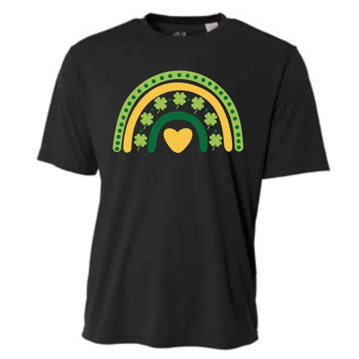 Lucky Rainbow St Patrick's Day Cooling Performance Crew T-Shirt