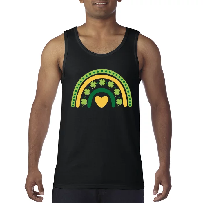 Lucky Rainbow St Patrick's Day Tank Top