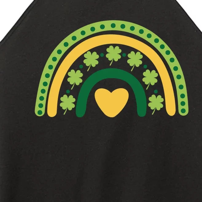 Lucky Rainbow St Patrick's Day Women’s Perfect Tri Rocker Tank