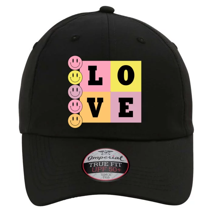 Love Retro Smile Face Cute Gift The Original Performance Cap