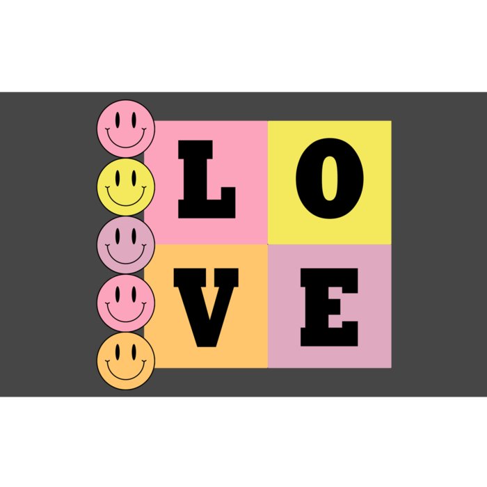 Love Retro Smile Face Cute Gift Bumper Sticker