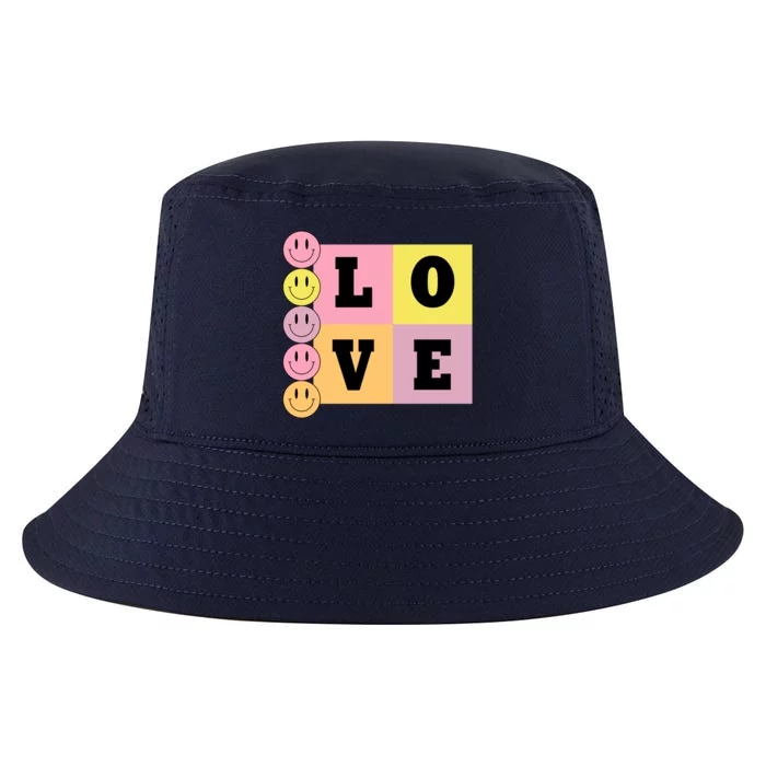 Love Retro Smile Face Cute Gift Cool Comfort Performance Bucket Hat