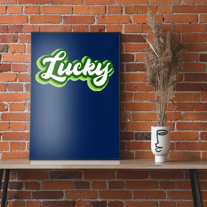 Lucky Retro St Patrick's Day Poster