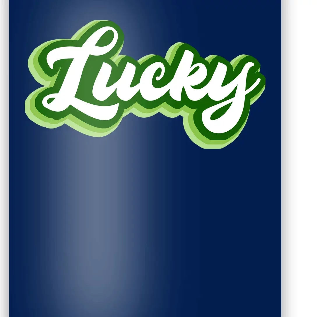 Lucky Retro St Patrick's Day Poster