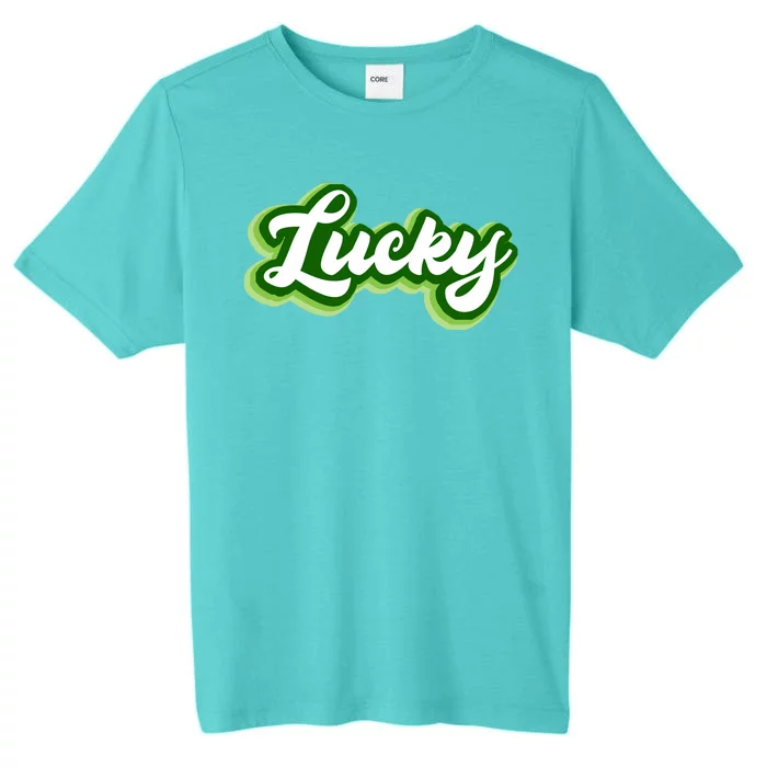 Lucky Retro St Patrick's Day ChromaSoft Performance T-Shirt