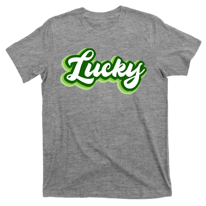 Lucky Retro St Patrick's Day T-Shirt