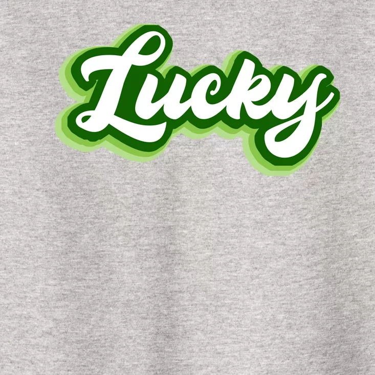 Lucky Retro St Patrick's Day Toddler T-Shirt