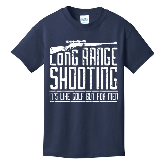 Long Range Shooting Kids T-Shirt