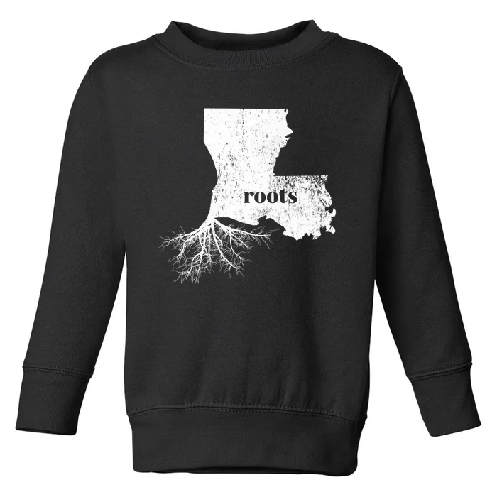 Louisiana Roots State Proud Home Gift Premium Toddler Sweatshirt