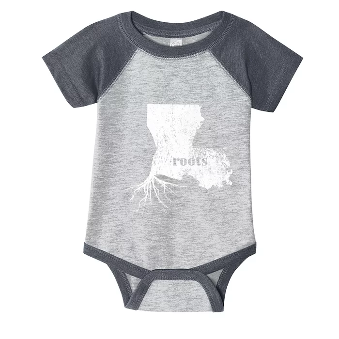 Louisiana Roots State Proud Home Gift Premium Infant Baby Jersey Bodysuit