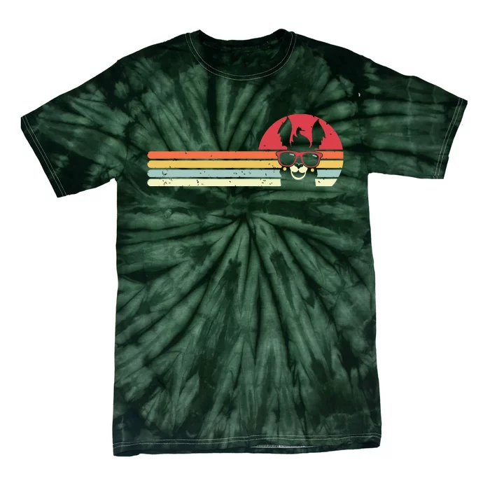 Llama Retro Style Alpaca Tie-Dye T-Shirt