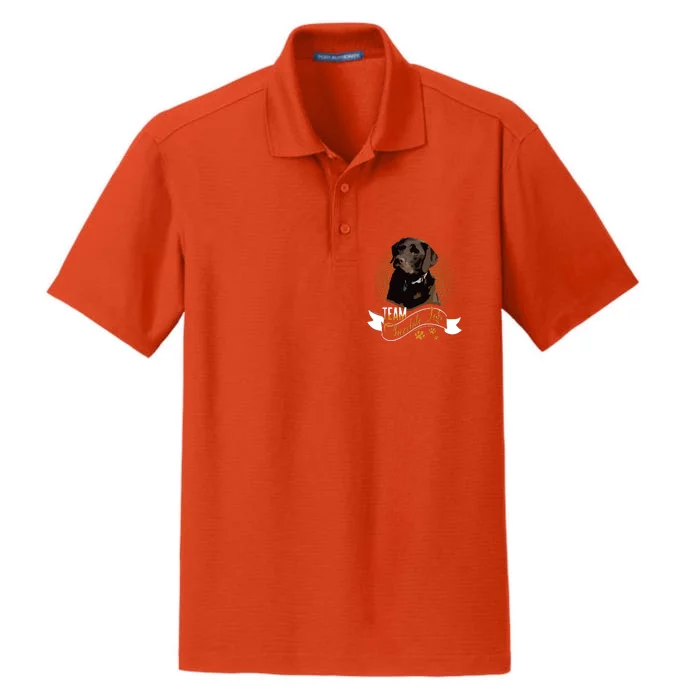 Labrador Retriever Team Chocolate Lab Funny Gift Tees Dry Zone Grid Performance Polo