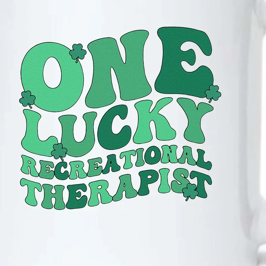 Lucky Recreational Therapist St. Patrick's Day Black Color Changing Mug