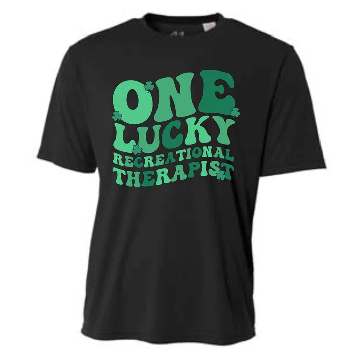 Lucky Recreational Therapist St. Patrick's Day Cooling Performance Crew T-Shirt