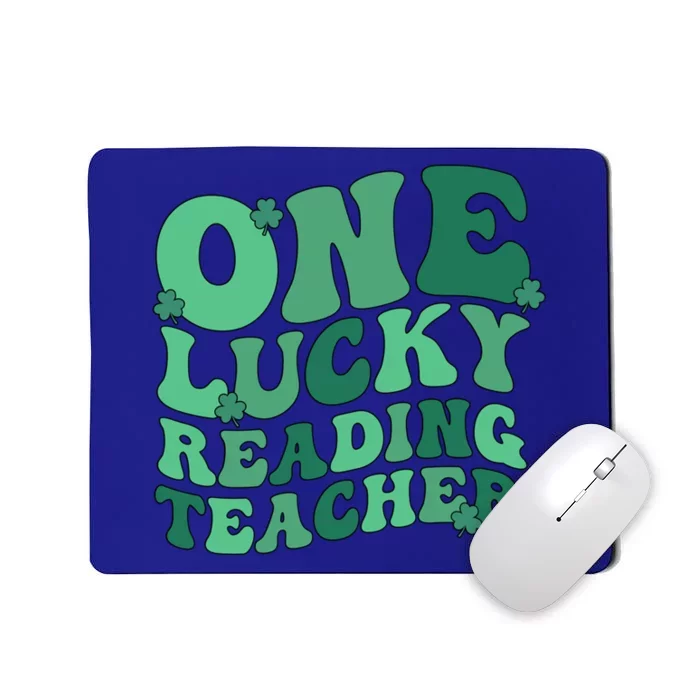 Lucky Reading Teacher St Patrick's Day Reading Specialist Gift Mousepad