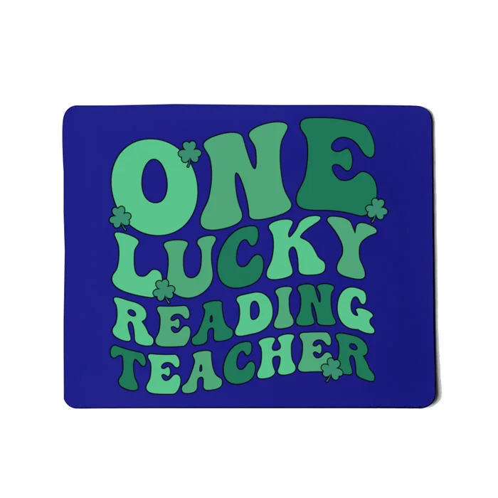 Lucky Reading Teacher St Patrick's Day Reading Specialist Gift Mousepad