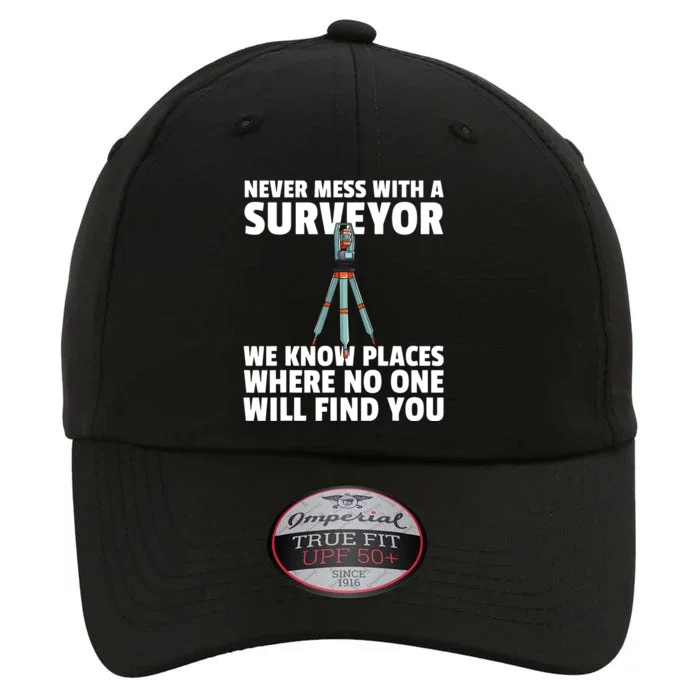 Land Recorder Technician Gift For Cartogropher Surveyor The Original Performance Cap