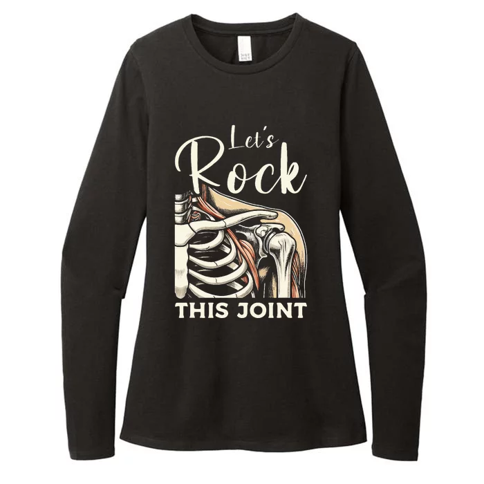 Lets Rock This Joint Shoulder Replacement Surgery Recovery Womens CVC Long Sleeve Shirt