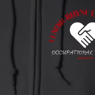 Lenoi Rrhyne University Custom Occupational Therapy Full Zip Hoodie