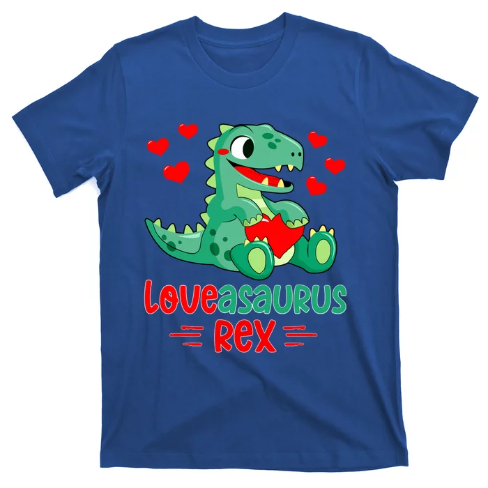 Loveasaurus Rex Valentines Day Dinosaur Lover Gift T-Shirt