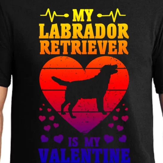 Labrador Retriever Valentines Day Dog Lover Cool Gift Pajama Set