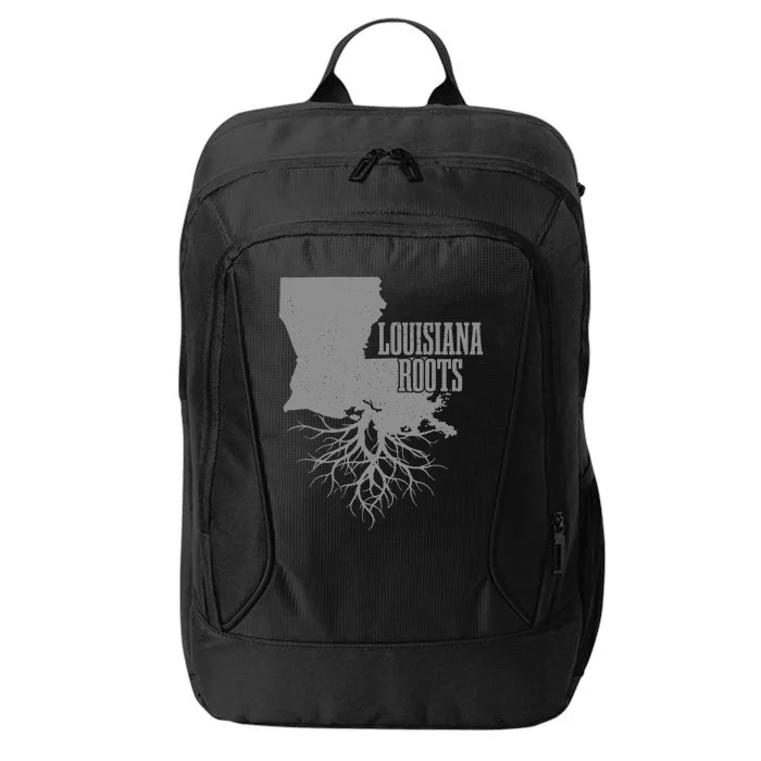 Louisiana Roots Vintage Usa Patriotic Pride State Map Gift City Backpack