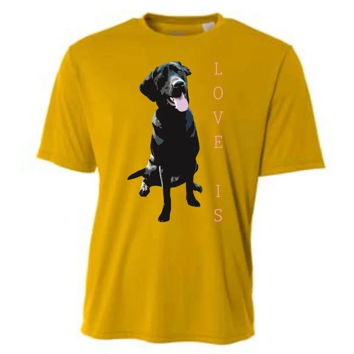 Labrador Retriever Women Men Kids Black Lab Dog Mom Cooling Performance Crew T-Shirt